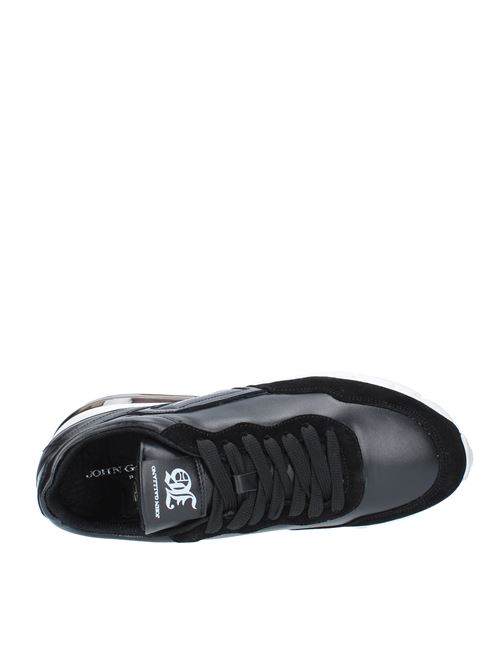 Sneakers modello 12008/CP in pelle e camoscio JOHN GALLIANO | 12008/CPNERO